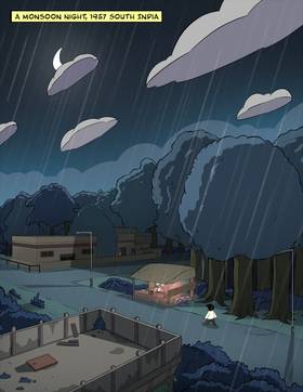Read The old dark street...  1 Page 2 in English