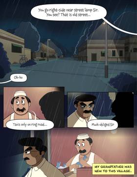 Read The old dark street...  1 Page 6 in English