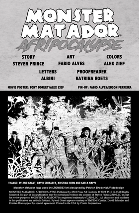 Read MONSTER MATADOR: AFRIPOCALYPSE  1 Page 2 in English