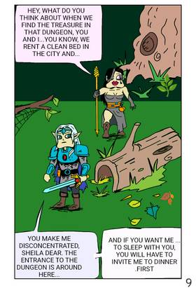 Read A DUNGEON EXPLORER ELF   1 Page 9 in English