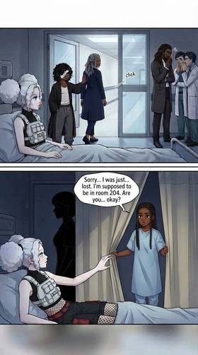 the hospital