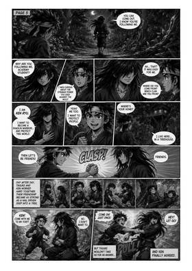 Read Tasuke: the legend of Hatari   1 Page 8 in English