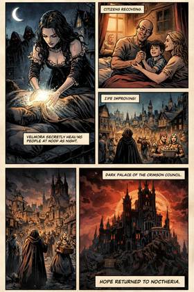 Read Velmora: The Curse of Noctheria  1 Page 9 in English
