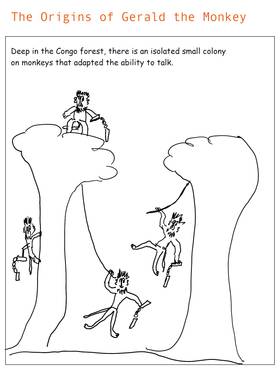 The Orgins of Gerald the Monkey and Wire Man