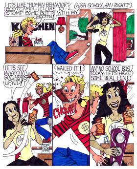 Read MERRY PERRY AND SUZY BLUE  1 Page 3 in English