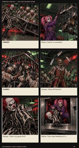 Read danger and malice the last bloody show  1 Page 5 in English