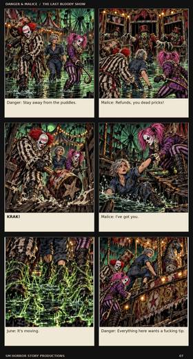Read danger and malice the last bloody show  1 Page 8 in English