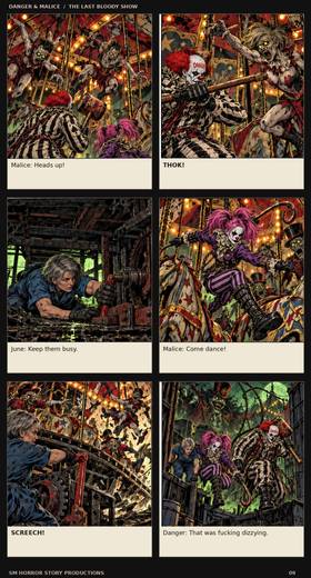 Read danger and malice the last bloody show  1 Page 10 in English