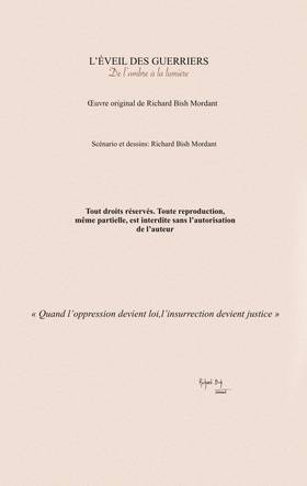 Read L'ÉVEIL DES GUERRIERS : De l'ombre à la lumière   1 Page 2 in French