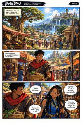 Read The Seven Seals   1 Page 2 in English