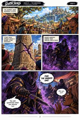 Read The Seven Seals   1 Page 3 in English