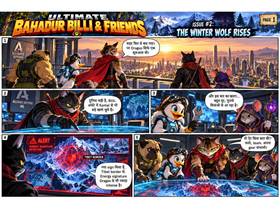 Read Bahadur billi hindi manga style jungle war  1 Page 2 in Hindi