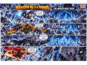 Read Bahadur billi hindi manga style jungle war  1 Page 7 in Hindi