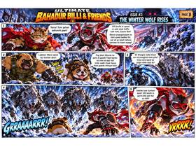 Read Bahadur billi hindi manga style jungle war  1 Page 9 in Hindi