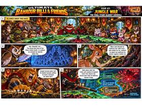 Read Bahadur billi hindi manga style jungle war  2 Page 2 in Hindi