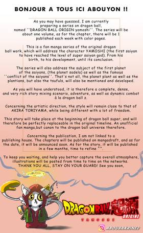 Read dragon ball yamoshi  1 Page 3 in French