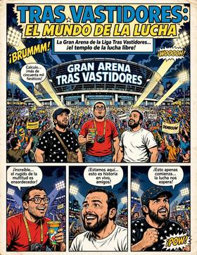 Read Tras Vastidores: El Mundo de la Lucha  1 Page 5 in Spanish