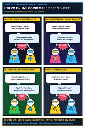 Read Zero-Trust Heroes — Utilvo Online Comic Maker (https://utilvo.com/online-comic-maker)  1 Page 4 in English
