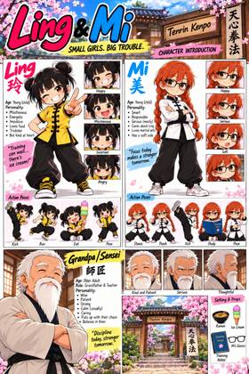 Read Ling and Mi  1 Page 2 in English