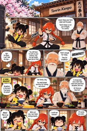 Read Ling and Mi  1 Page 3 in English