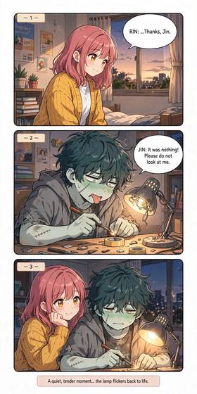 Read My Zombie Roommate  1 Page 7 in English