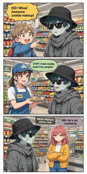 Read My Zombie Roommate  1 Page 4 in English