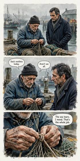 Read The Weight of Quiet Hours  1 Page 4 in English