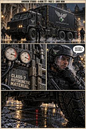 Read ⁠R-HOOK 777: THE TRI-MATTER SYNDICATE #1⁠  1 Page 6 in English
