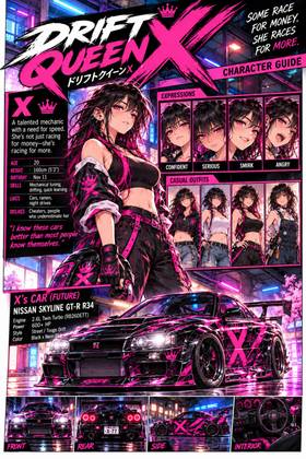 Read Drift Queen X  1 Page 2 in English