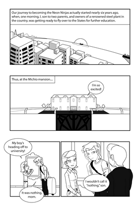 Read Hiroshi and the Neon Ninjas  4 Page 8 in English