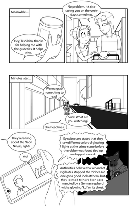 Read Hiroshi and the Neon Ninjas  2 Page 8 in English
