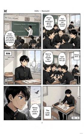Read kizu  1 Page 3 in English