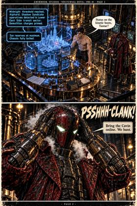 Read NOCTURNAL DEVIL: 1986 // THE ASHEN SPECTER  1 Page 3 in English