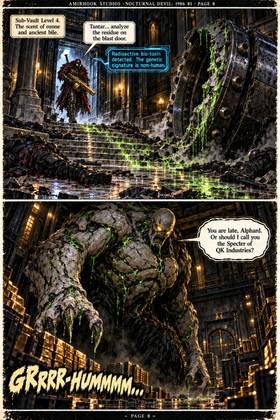 Read NOCTURNAL DEVIL: 1986 // THE ASHEN SPECTER  1 Page 9 in English
