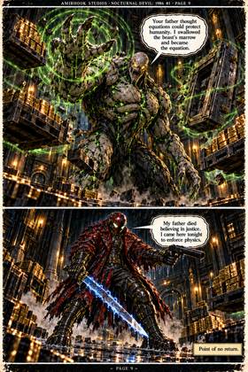 Read NOCTURNAL DEVIL: 1986 // THE ASHEN SPECTER  1 Page 10 in English