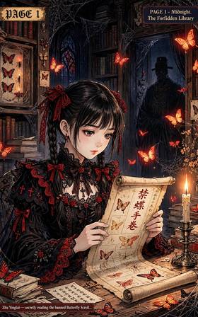 Read The Butterfly Lovers - Gothic Edition  1 Page 2 in English