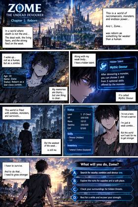 Read infinite Devouring in demolished world   1 Page 2 in English