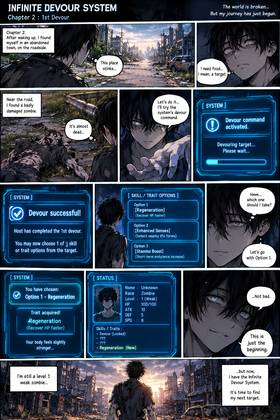 Read infinite Devouring in demolished world   1 Page 3 in English