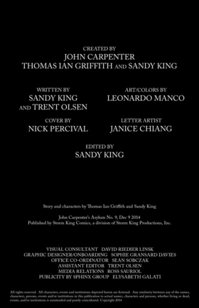 Read John Carpenter's Asylum  9 Page 2 in English