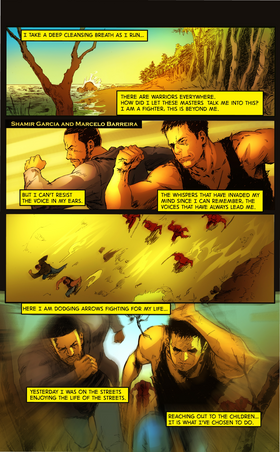 Read Warrior Island Comic issue #1  1 Page 9 in English