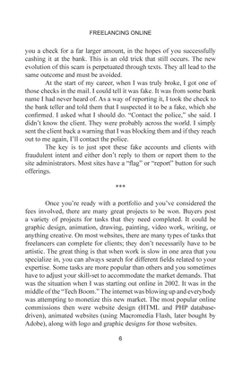 Read IT'S A LIVING: Surviving as a Freelancer in the 21st Century  7 Page 6 in English