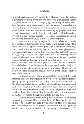 Read IT'S A LIVING: Surviving as a Freelancer in the 21st Century  6 Page 9 in English