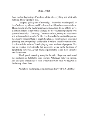 Read IT'S A LIVING: Surviving as a Freelancer in the 21st Century  13 Page 5 in English