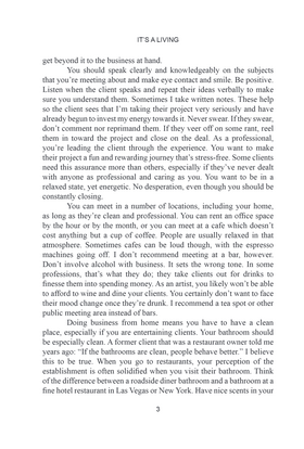 Read IT'S A LIVING: Surviving as a Freelancer in the 21st Century  8 Page 3 in English
