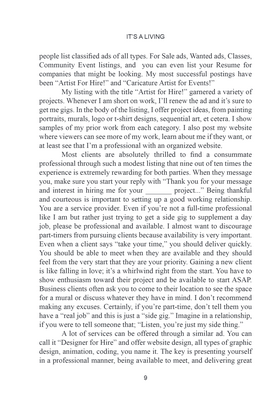 Read IT'S A LIVING: Surviving as a Freelancer in the 21st Century  8 Page 9 in English