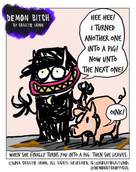 Read Demon Bitch - The Webcomic!  110 Page 1 in English