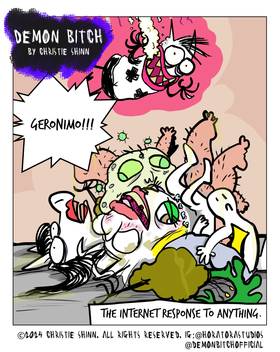 Read Demon Bitch - The Webcomic!  13 Page 1 in English