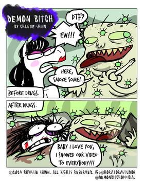 Read Demon Bitch - The Webcomic!  24 Page 1 in English
