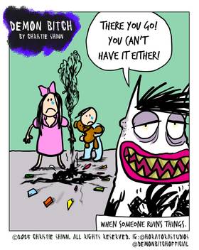 Read Demon Bitch - The Webcomic!  52 Page 1 in English