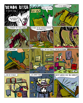 Read Demon Bitch - The Webcomic!  1 Page 9 in English